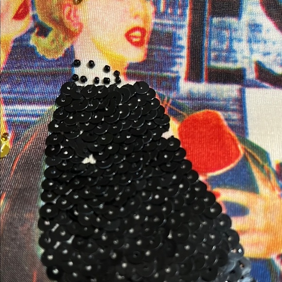 Coin Art Printed Handbag - Picture 3 of 13